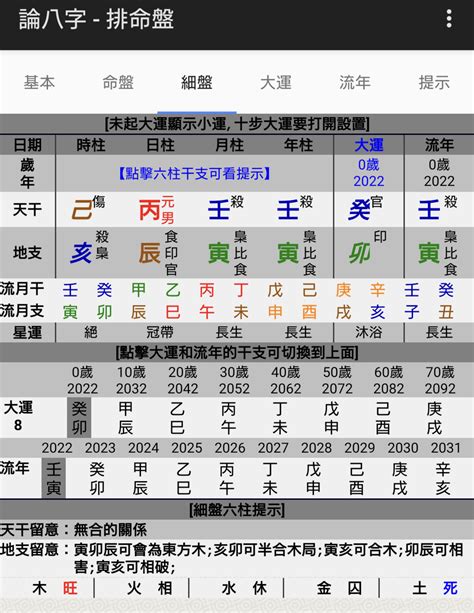 時 柱|【四柱推命】命式表自動計算（命式の見方）【無料占。